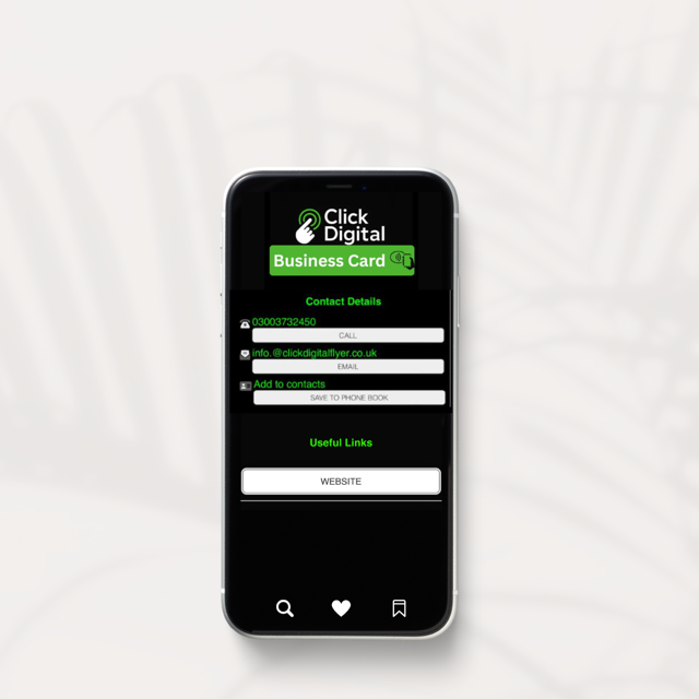 Click Digital Business Contact Share + 1 Link.