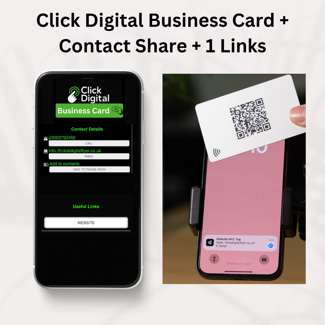 Click Digital Business Contact Share + 1 Link.